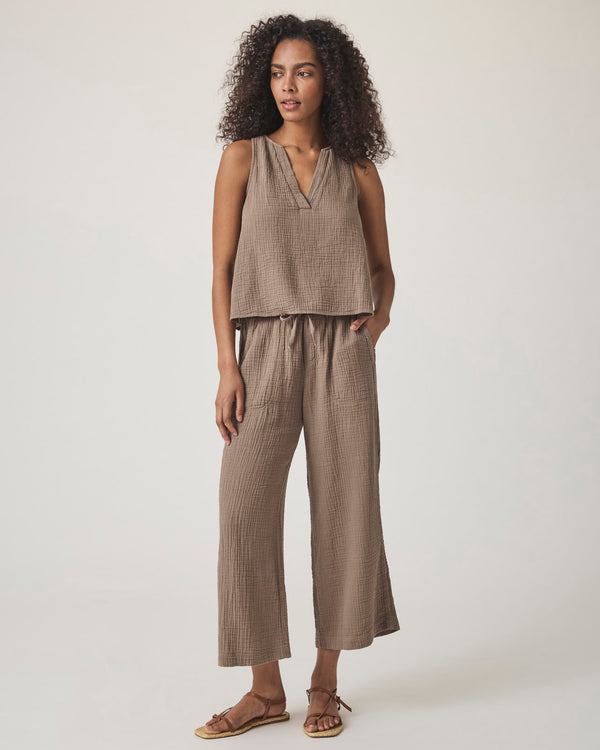 Splendid Kit Gauze V-Neck Tank