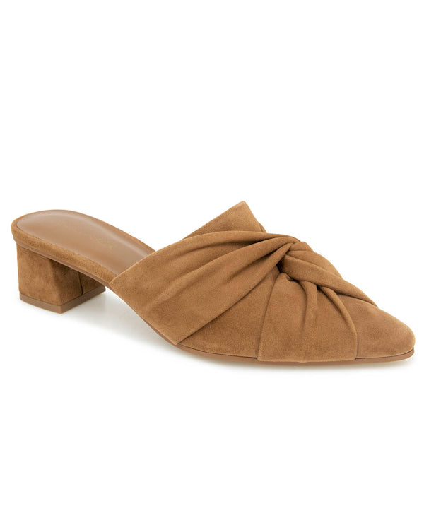 splendid Lanis Suede Mule in Caramel