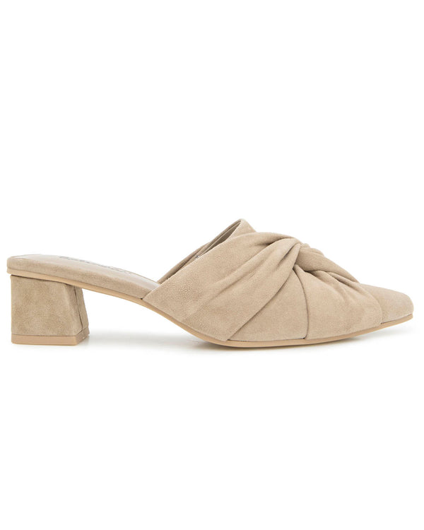 Splendid Lanis Suede Mule In Moonstone