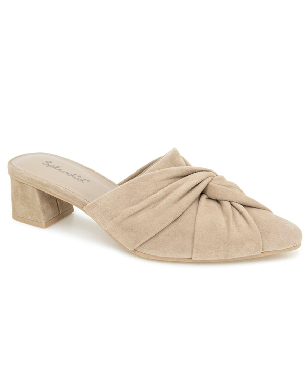 splendid Lanis Suede Mule in Moonstone