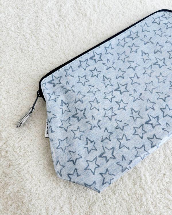 Splendid Large Outline Stars Makeup Bag