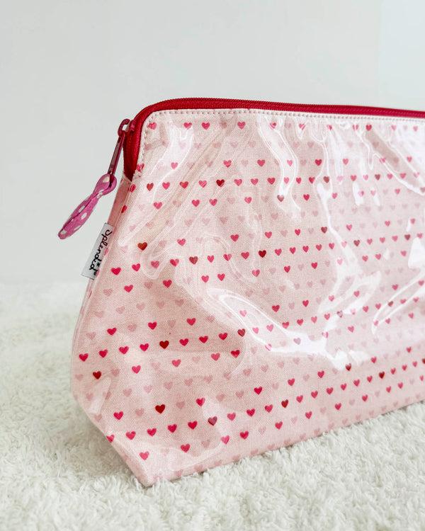 Splendid Large Tiny Hearts Makeup Bag