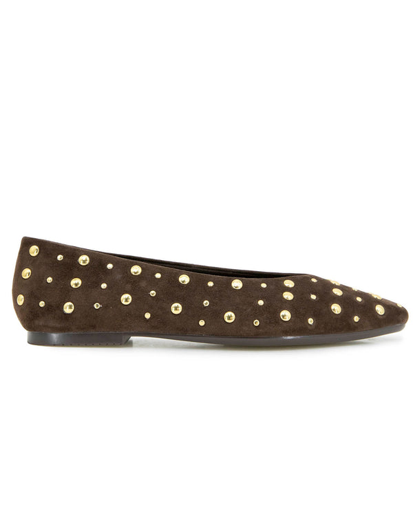 Splendid Latouche Studded Flat In Spice