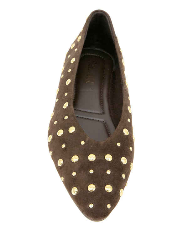 Splendid Latouche Studded Flat In Spice