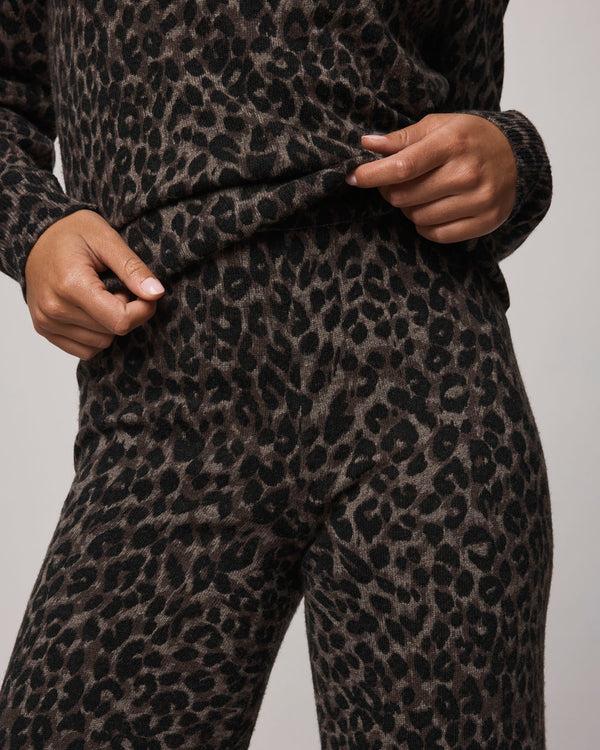 Splendid Leopard Lounge Sweater Pant