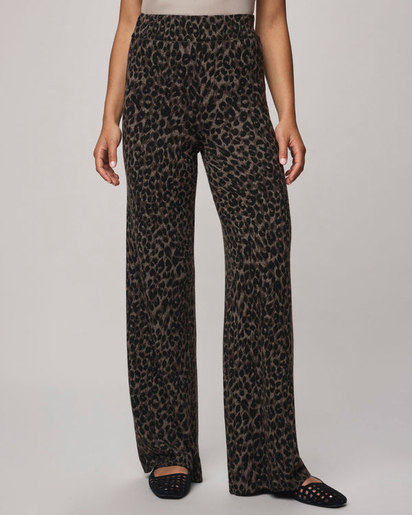 splendid Leopard Lounge Sweater Pant