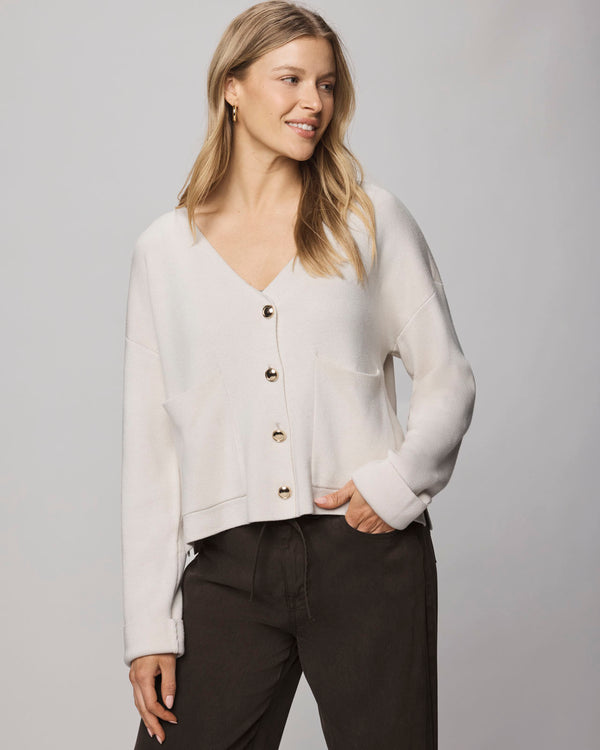 splendid Libby Cropped Cardigan