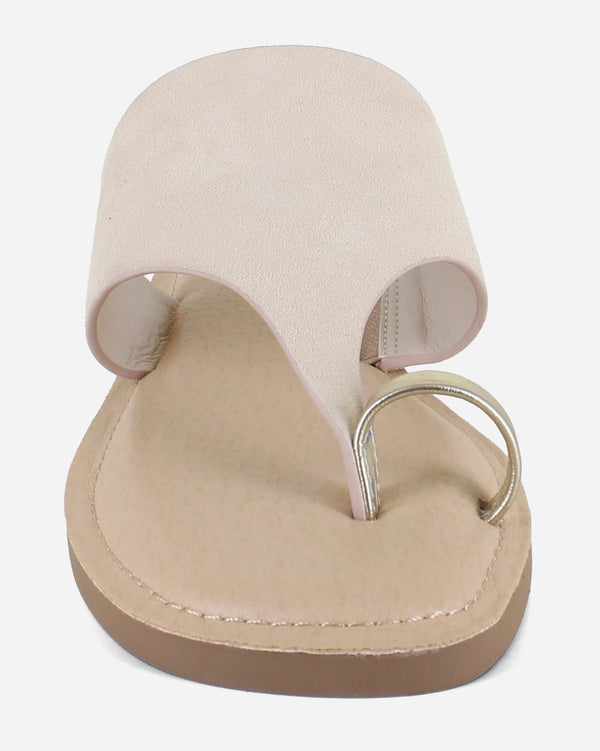 Splendid Lily Suede Sandal In Oatmeal