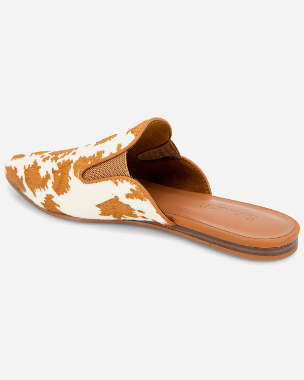 Splendid Liza Caramel Print Mule