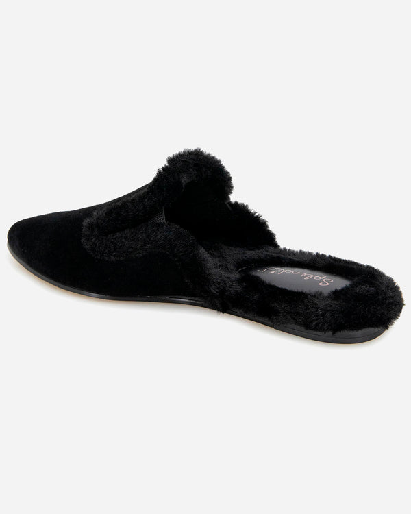 Splendid Liza Sherpa Mule In Black