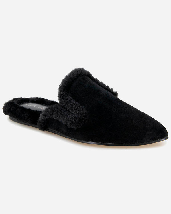 splendid Liza Sherpa Mule in Black