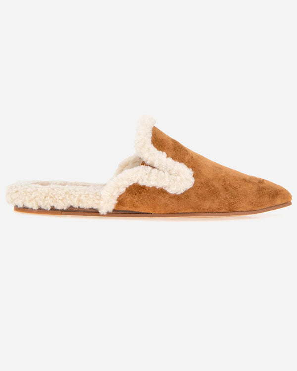 Splendid Liza Sherpa Mule In Caramel