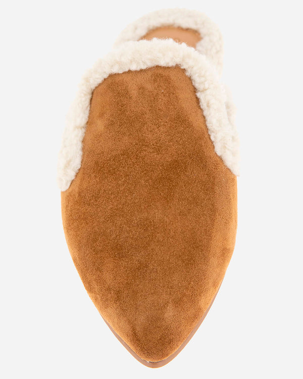 Splendid Liza Sherpa Mule In Caramel