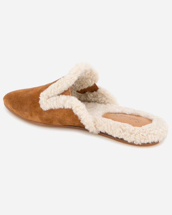 Splendid Liza Sherpa Mule In Caramel