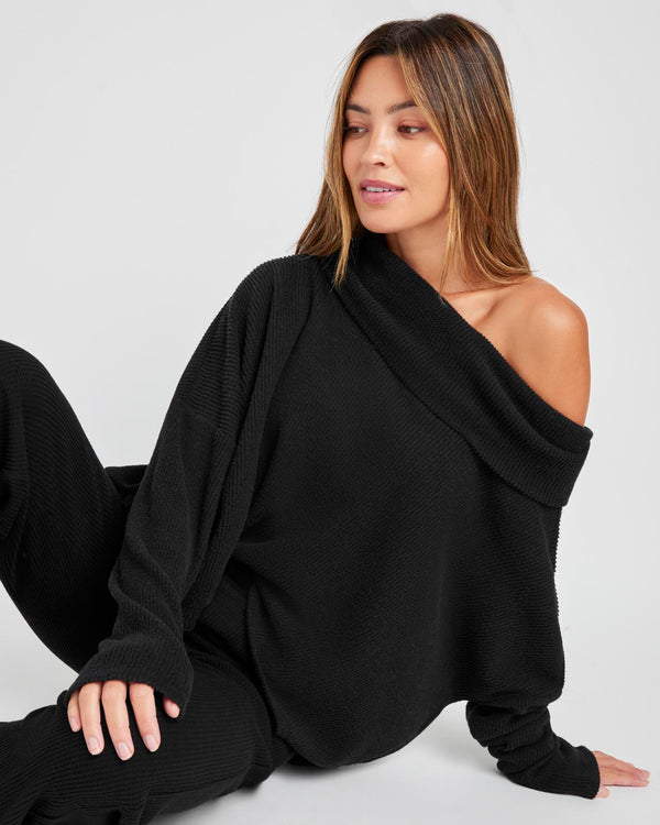 Splendid London Lounge Drape Top