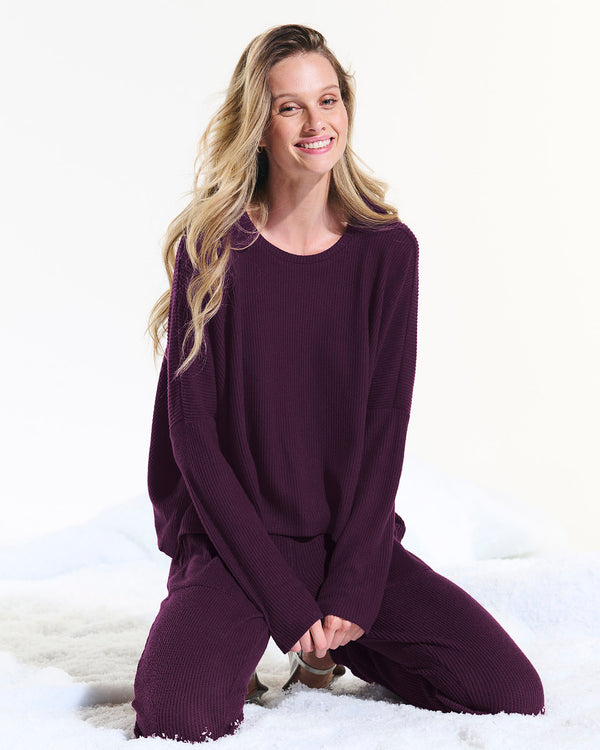 Splendid London Lounge Long Sleeve Top