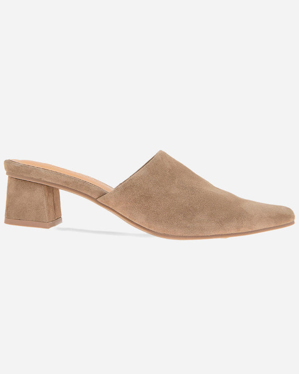 Splendid Lorelei Suede Mule In Sand