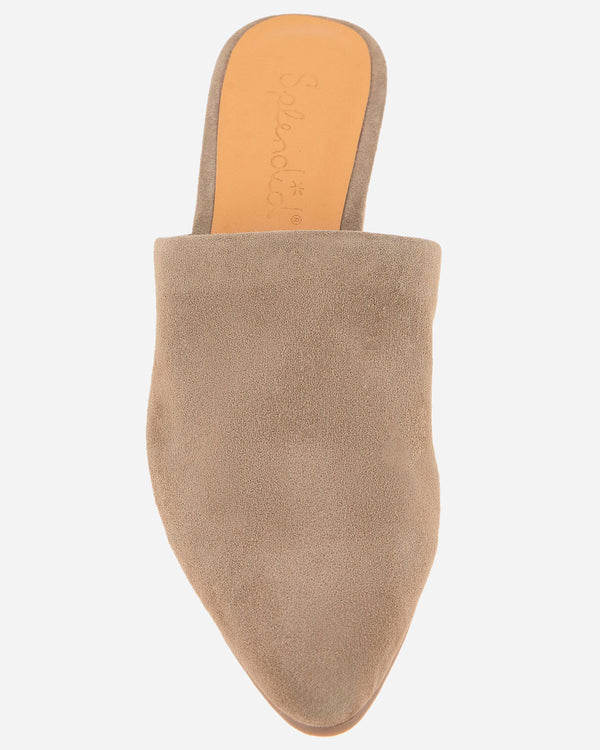 Splendid Lorelei Suede Mule In Sand