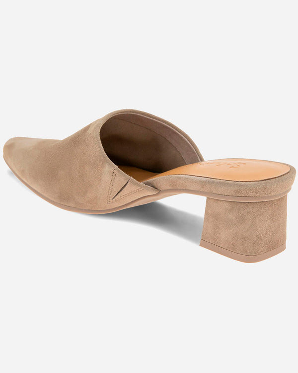 Splendid Lorelei Suede Mule In Sand