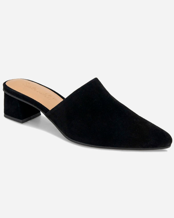 splendid Lorelei Suede Mule Slide in Black