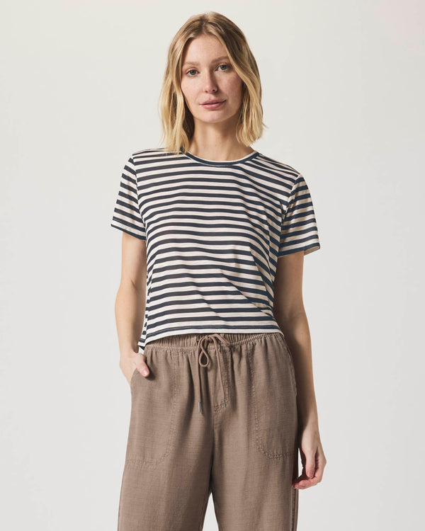Splendid Louisa Short Sleeve Stripe Tee