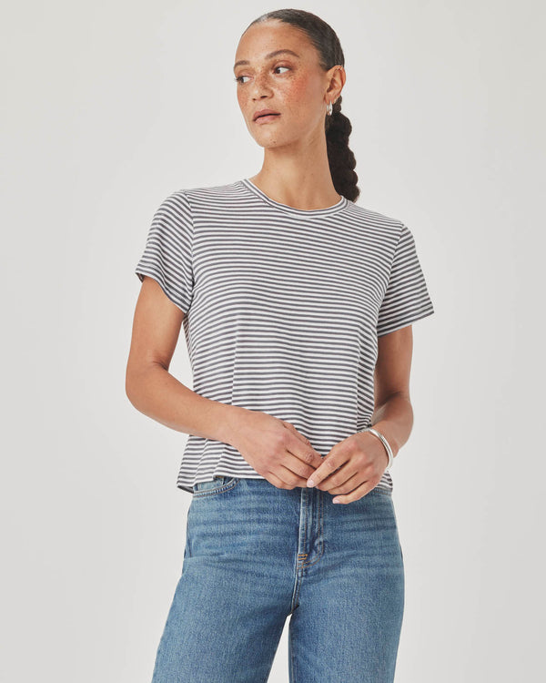 splendid Louisa Short Sleeve Stripe Tee