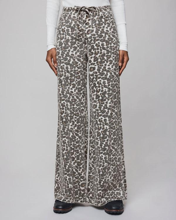splendid Lounge Denim Leopard Pant