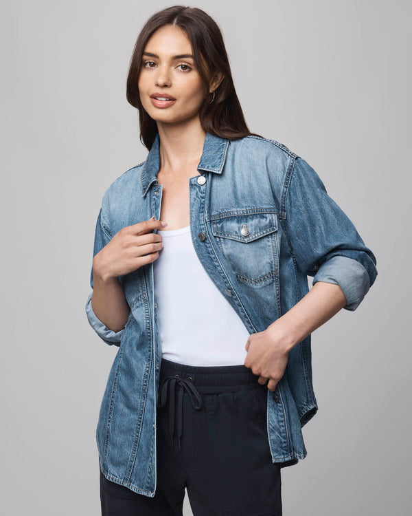 Splendid Lounge Denim Shacket