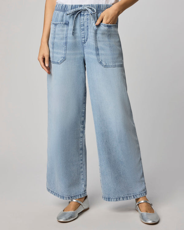 Splendid Lounge Denim Straight Pant