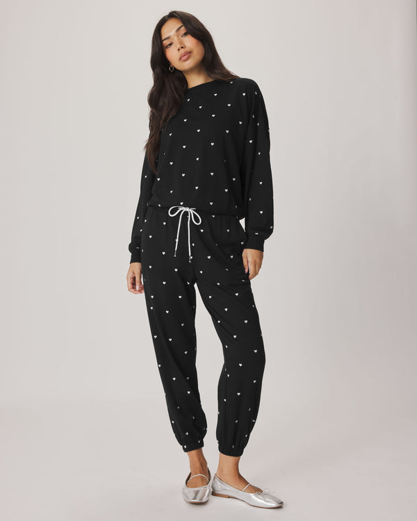 Splendid Love Lounge Embroidered Pullover