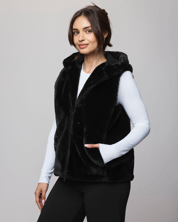 splendid Lucia Fur Vest