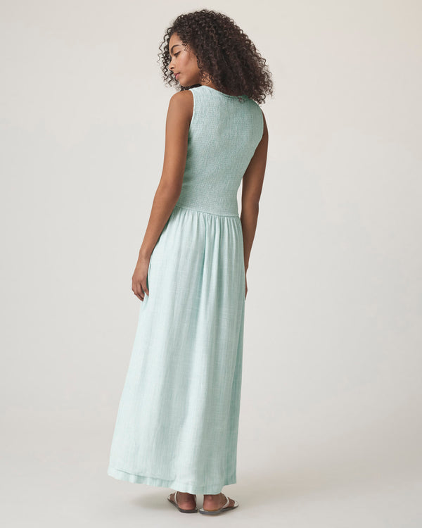 Splendid Malibu Stripe Smocked Dress