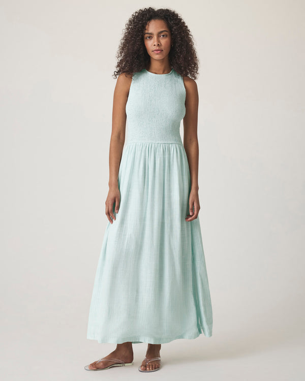 splendid Malibu Stripe Smocked Dress