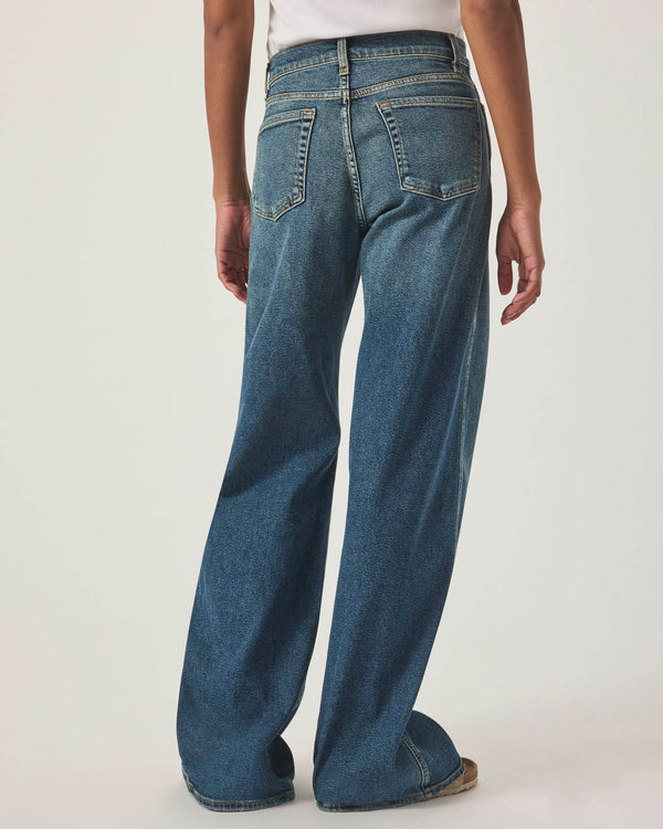 Splendid Medium Wash Slim Palazzo Jean