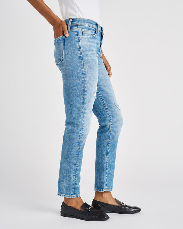 Splendid Mid-Rise Crop Jean