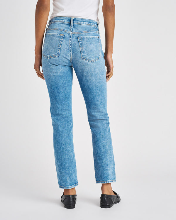 Splendid Mid-Rise Crop Jean