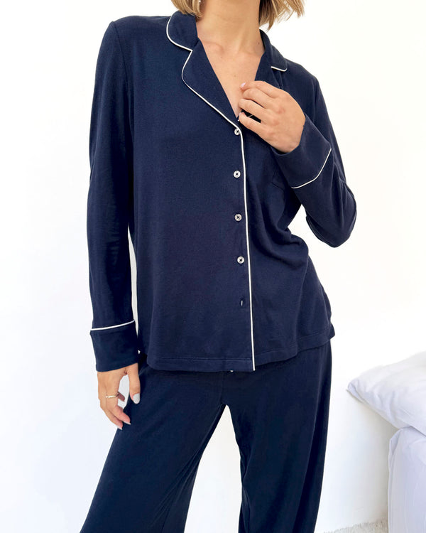 Splendid Navy Flora Pillowsoft Sleep Set