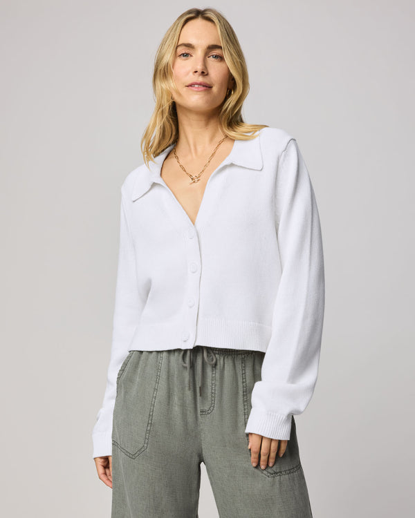 splendid Nicolette Polo Cardigan