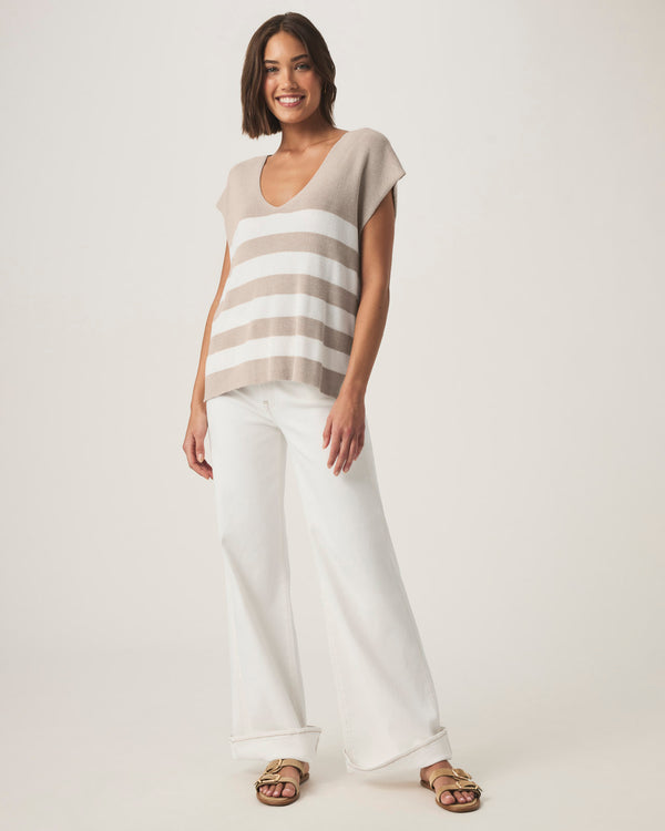 Splendid Octavia Block Stripe Sweater