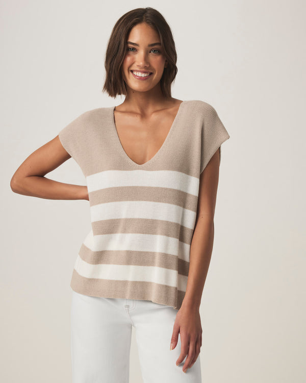 splendid Octavia Block Stripe Sweater