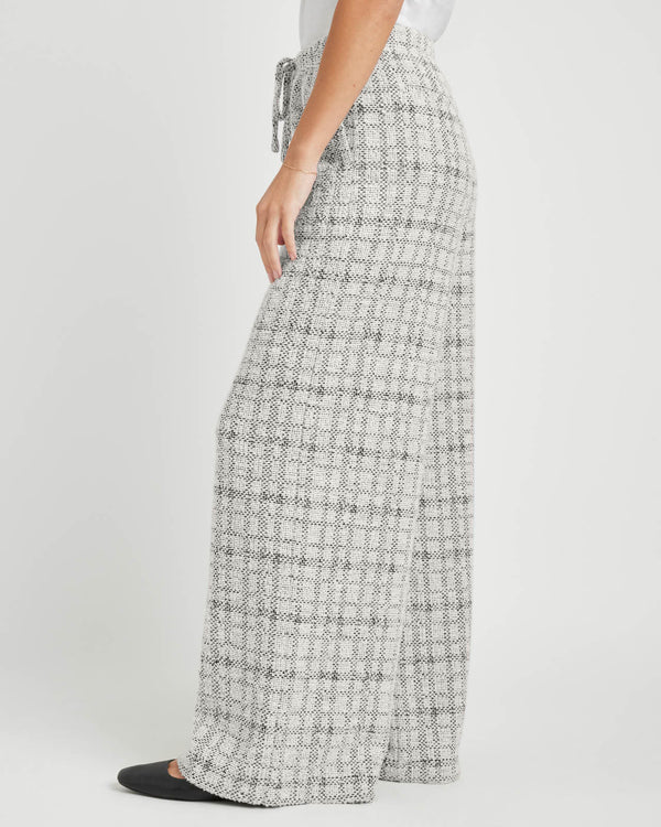 Splendid Penny Tweedy Plaid Pant