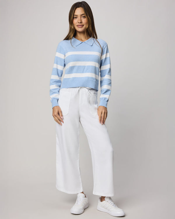 Splendid Phoebe Polo Stripe Sweater