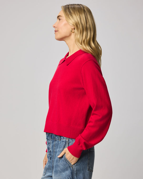 Splendid Phoebe Polo Sweater