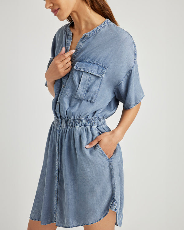 Splendid Raquel Indigo Mini Dress