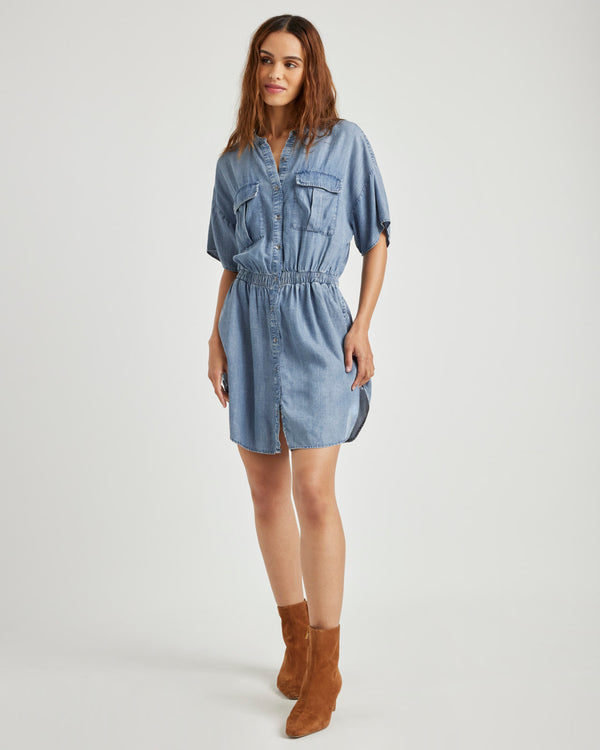 splendid Raquel Indigo Mini Dress