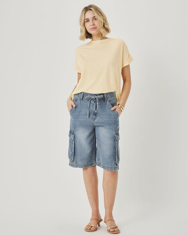 Splendid Rebecca Shirred Tee