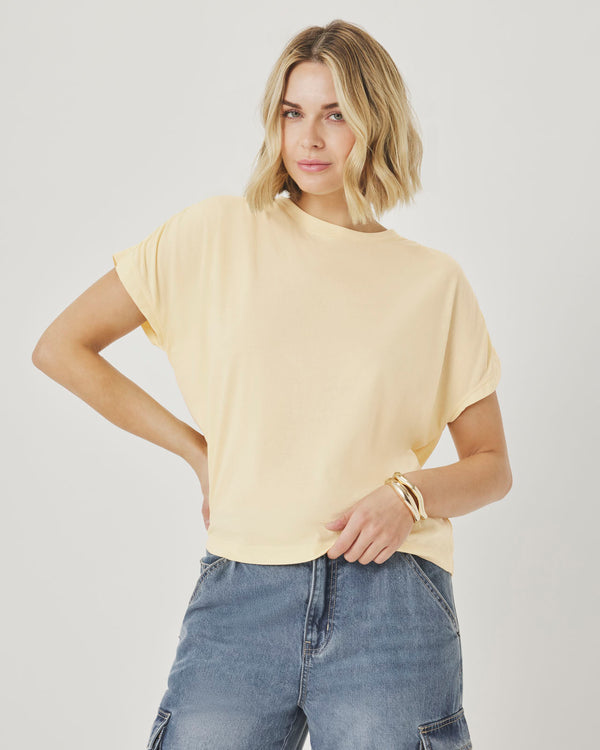 Splendid Rebecca Shirred Tee