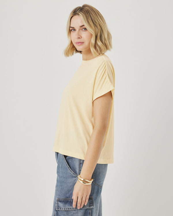 Splendid Rebecca Shirred Tee