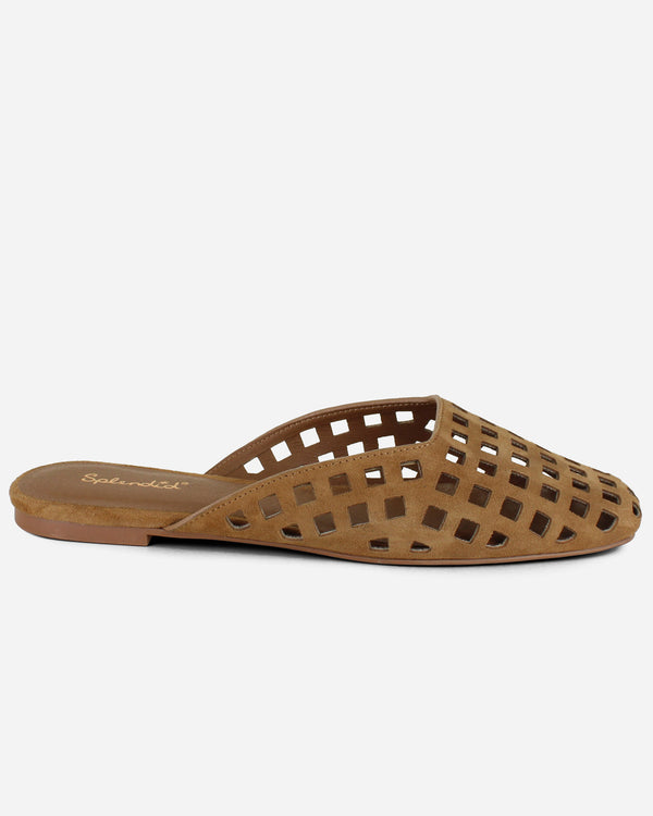 Splendid Remi Suede Mule In Caramel