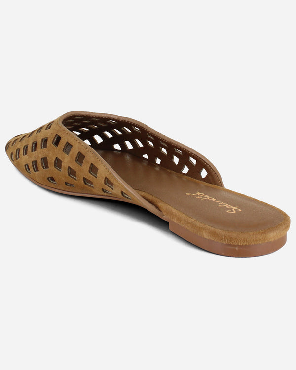 Splendid Remi Suede Mule In Caramel
